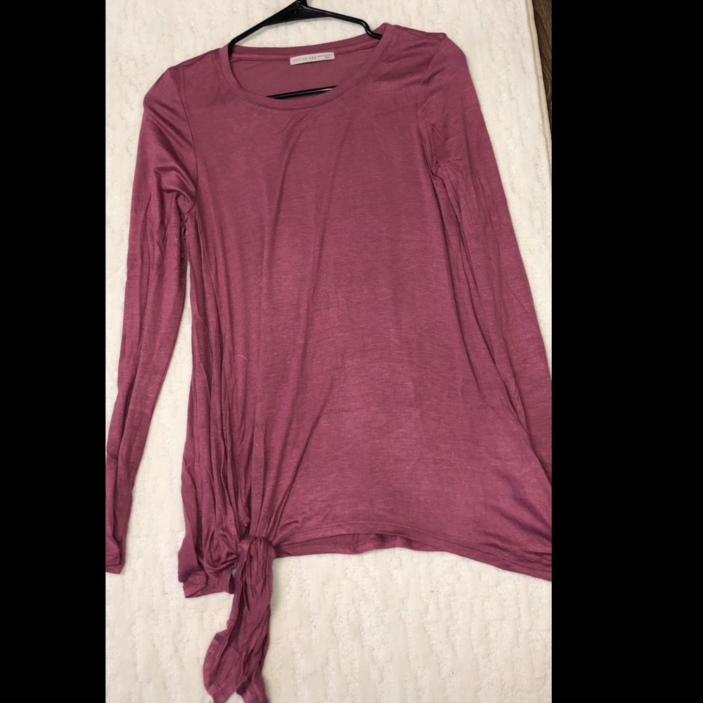Pink tie top